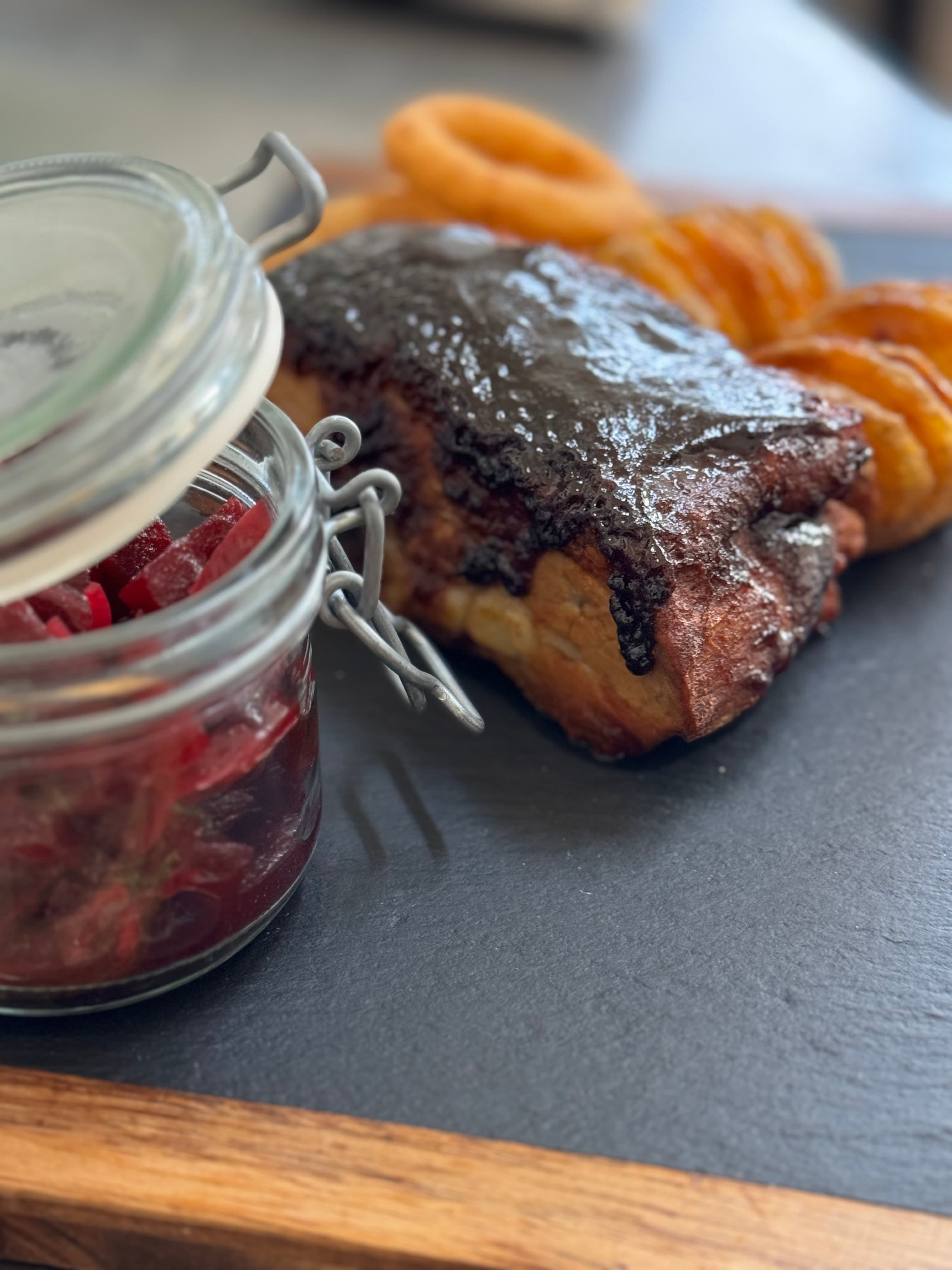 żeberko glazurowane